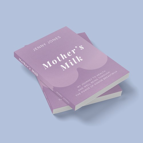Minimal, delicate cover for breast cancer memoir
