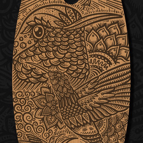 Hummingbird Skatedeck