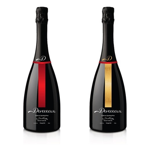 Devereaux  Sparkling Wine Label 2015