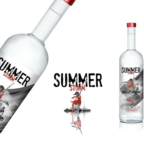 SUMMER STORM - moonshine label