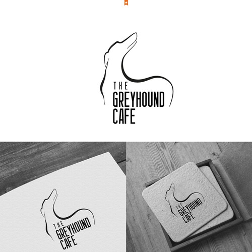 Vegetarian Cafe Logo branding