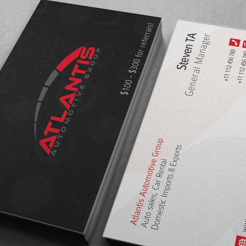 AAA rating Business Card