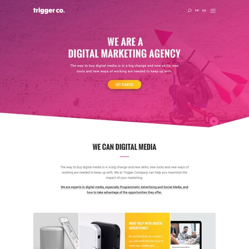 Trigger Co Digital Marketing Agency Website