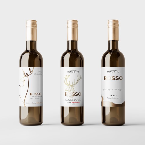 ellegant wine label