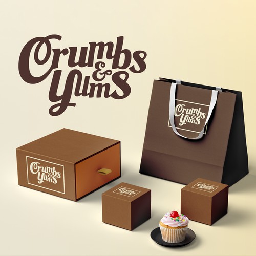 Typography Logo concept for a bakery