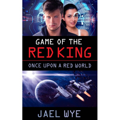 Create an exciting ebook cover for science fiction romance author Jael Wye