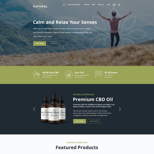 Web Design for Natural Alternatives