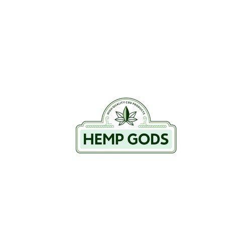 Logo concept for Hemp Gods