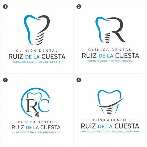 La clínica Dental Ruiz de la cuesta, busca darle frescura al logotipo que tenemos!