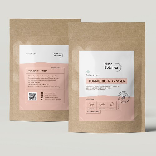 Herbal tea kraft