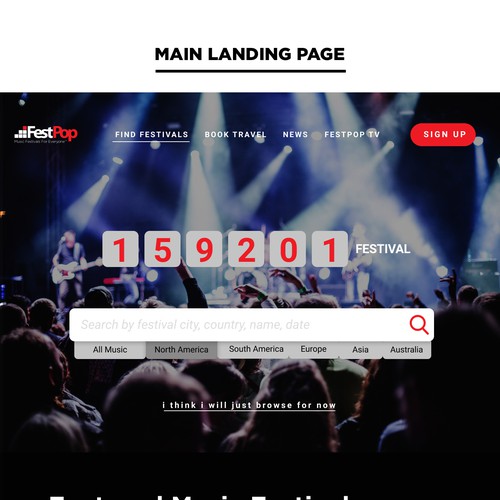 Music Landing Page