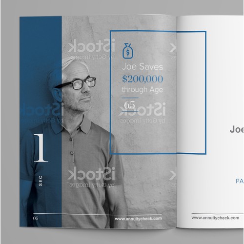 Modern & Sophisticated brochure concept