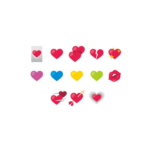 Emoji Love Icons