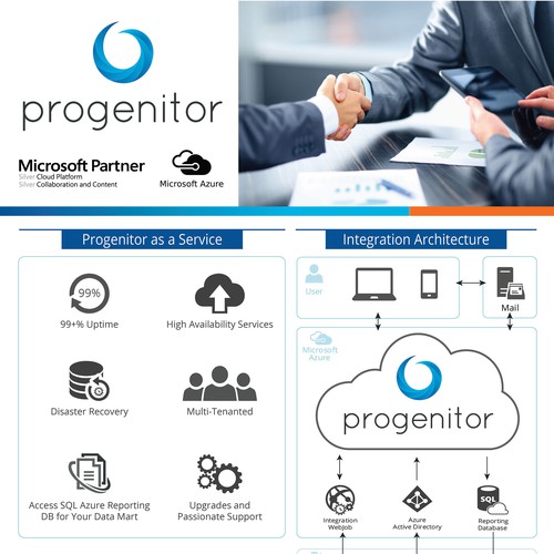 Progenitor Cloud Based Software Flyer