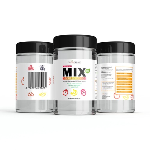Jar packaging label Design