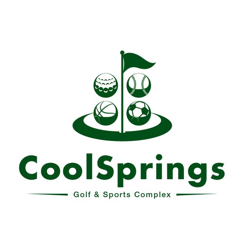 Logo design for a golf and sports complex