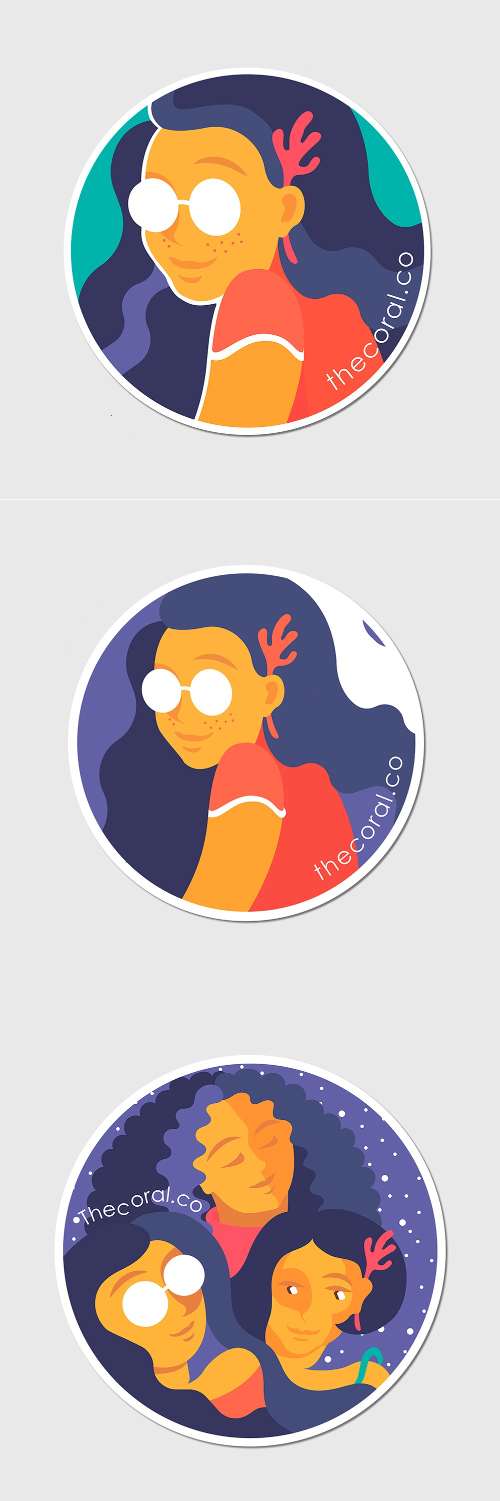 A cool, stylish sticker | Magical blog for young women