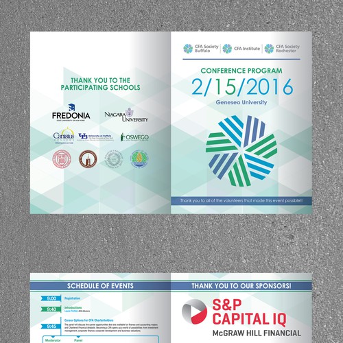 Bi-Fold Brochue for CFA Society