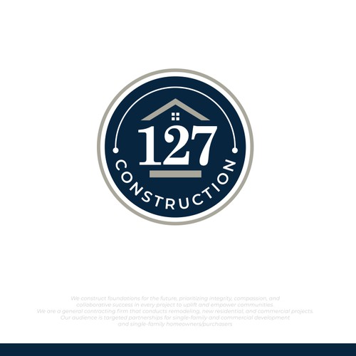 127 Construction Logo Concept