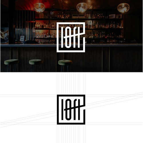 Logo and brand identity for a Loft bar in Poland
