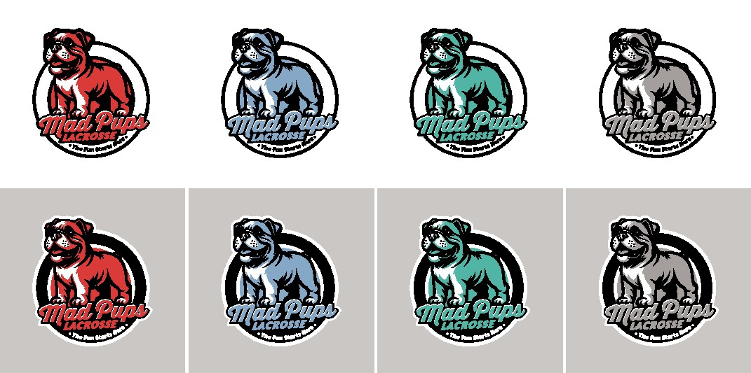 Mad Pups Lacrosse Logo