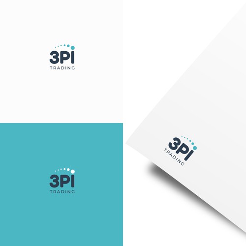 3pi trading logo design