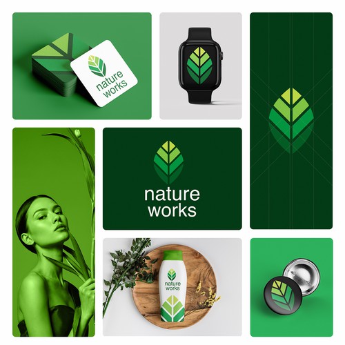 Nature Works Logo Design