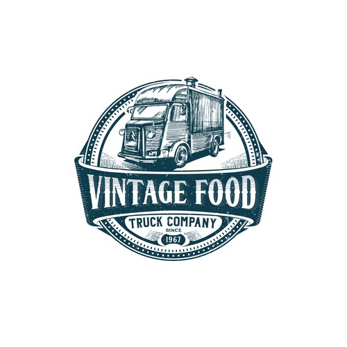 The logo for vintage foodtruck