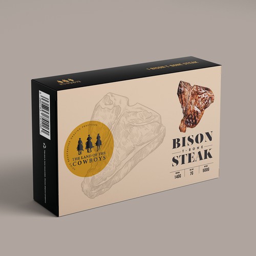 Box Concept for Frozen Steak