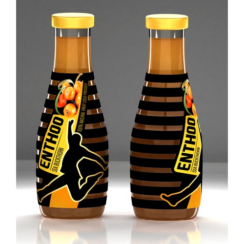 Packaging for a new line of fruit juices