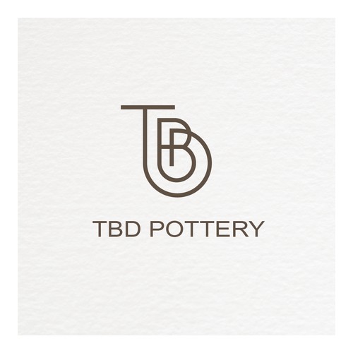 Logo concept for tbd pottery