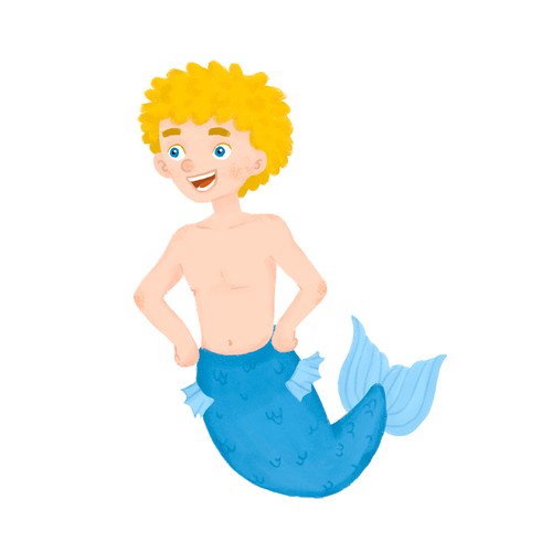 Merboy Character Design