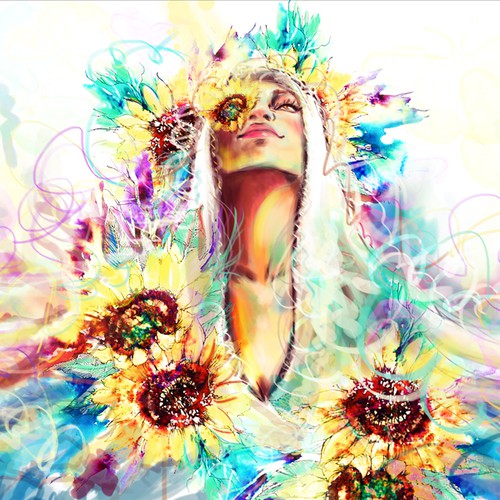 Artistic facebook cover - Mama J 