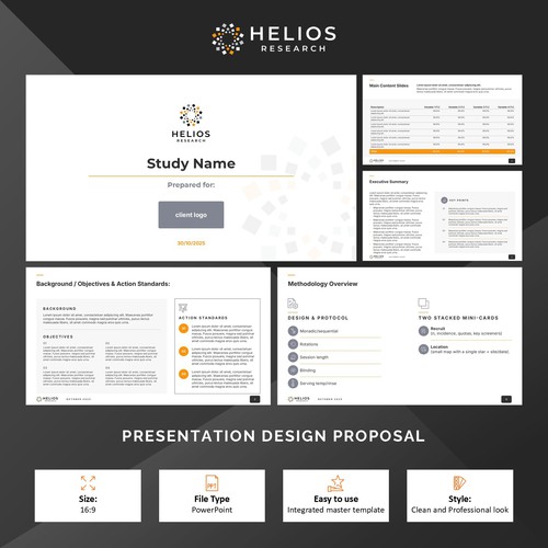 Helios presentation design proposal