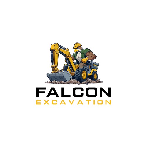 Falcon excavation logo