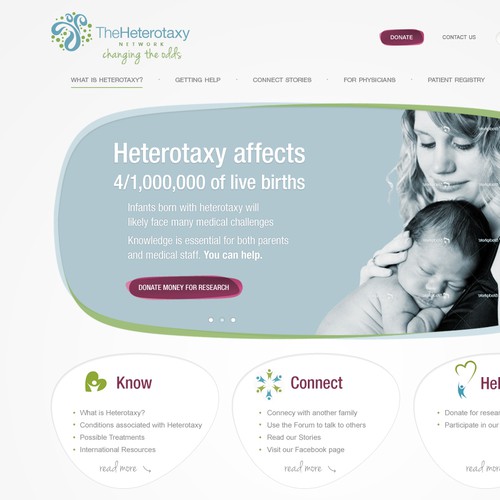 The Heterotaxy Network needs a new website design