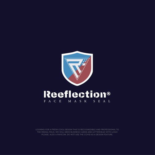 1 to 1 logo design for REEFLECTION