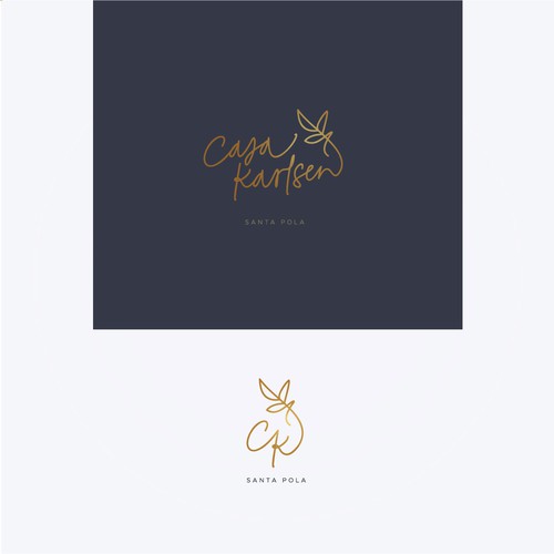 Casa Karlsen | A logo for a luxurious rentalhouse in Spain