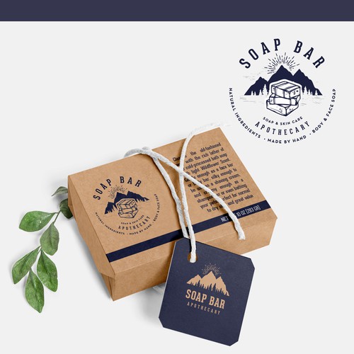Soap brand logo & packaging