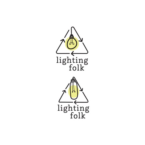 winning logo for startup company, 'Lighting Folk'