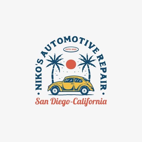 Concept Logo Design for Niko's Automotive