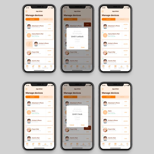 Mobile app ux/ui design