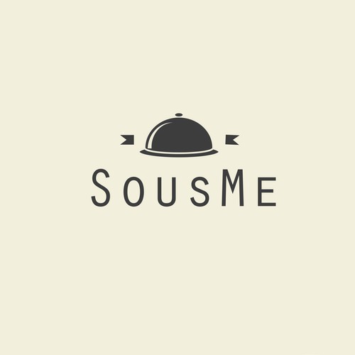 Create a logo for SousMe.xyz, the site that brings gourmet food experts to your kitchen