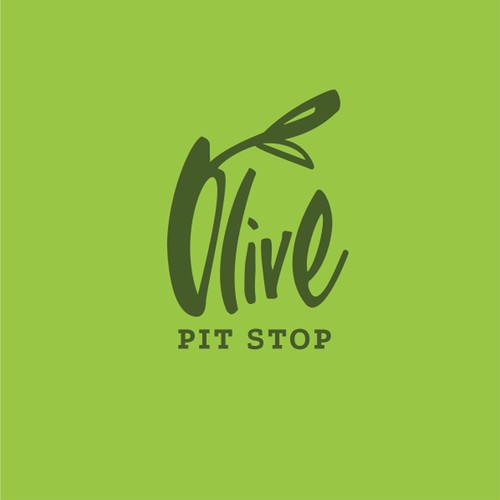 Olive pit stop logo