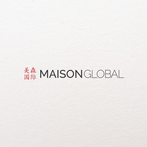 simple logo for maison global