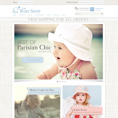 Guarantee - Help create beautiful design for our Baby Shop