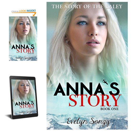 E-book cover design for ANNA'S STORY