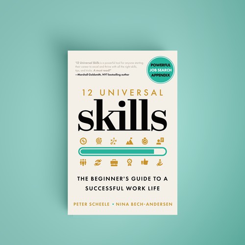 Design proposal for book about work life skills