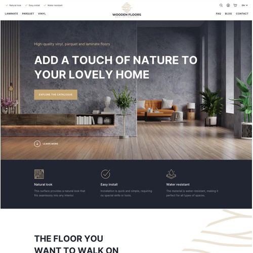 Elegant Flooring Ecommerce Website