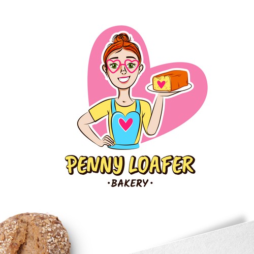 Delicious logo for awesome woman. 